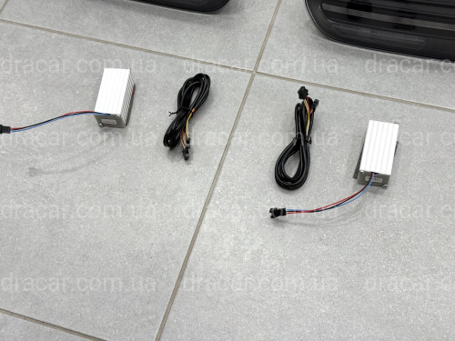 Задні LED ліхтарі стиль CSL для BMW 3 series F30 2012-2018 димчасті, комплект 4шт. артикул 10115