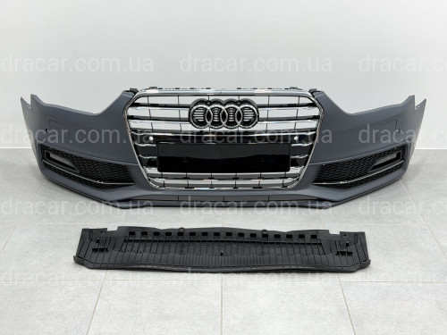Бампер передній у зборі S-Line для Audi A4 B8 2012-2015 артикул 8606