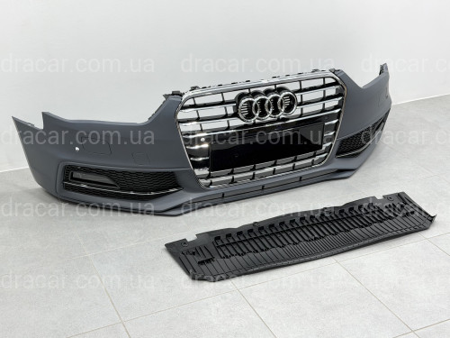 Бампер передній у зборі S-Line для Audi A4 B8 2012-2015 артикул 8606