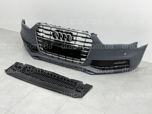 Бампер передній у зборі S-Line для Audi A4 B8 2012-2015 артикул 8606