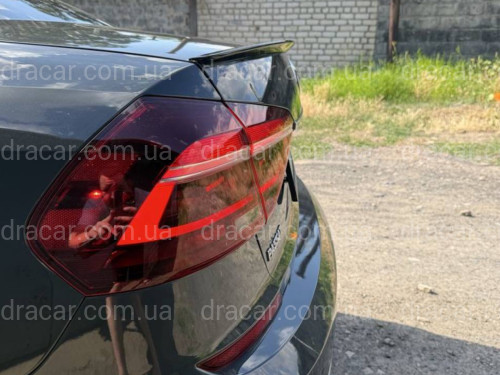 Спойлер ліп Volkswagen Passat B7 B8 USA NMS 2011-2019  ABS пластик, колір чорний глянець артикул 8668