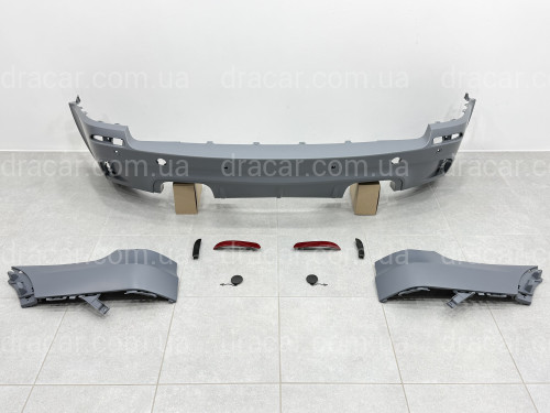 Комплект обвісу у стилі X5M для BMW X5 E70 2010-2013 (бампер передній, задній, арки) артикул 9567