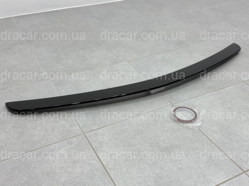 Спойлер ліп багажника Mercedes-Benz C-class W204 2007-2014 ABS пластик, колір чорний глянець артикул 9465