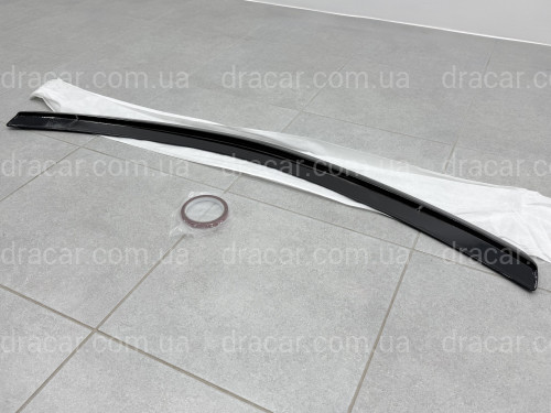 Спойлер ліп багажника Mercedes-Benz C-class W204 2007-2014 ABS пластик, колір чорний глянець артикул 9465