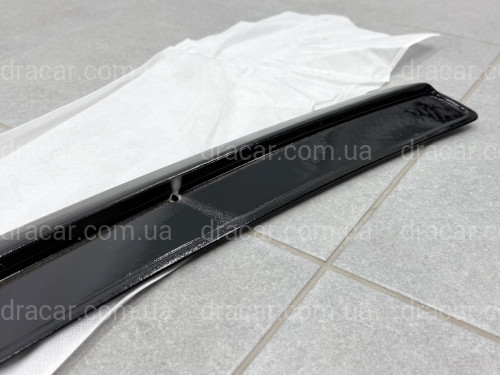 Спойлер ліп багажника Mercedes-Benz C-class W204 2007-2014 ABS пластик, колір чорний глянець артикул 9465