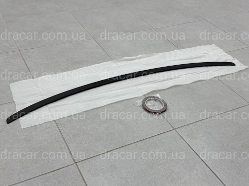 Спойлер лип BMW 4 series G22 2020 - ABS пластик, чорний глянець артикул 3005