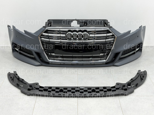 Бампер передній у зборі S-Line для Audi A3 2017-2020 артикул 9518