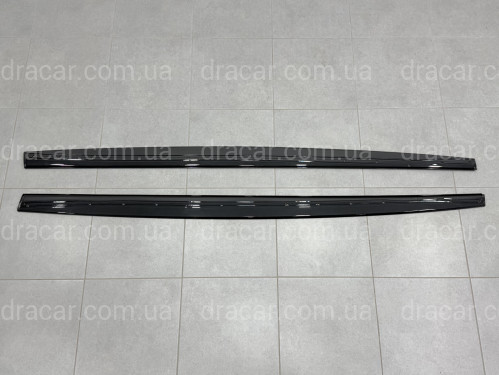 Леза під пороги M Paket для BMW 4 series F32 F33 2013-2020 ABS пластик, колір чорний глянець артикул 9486