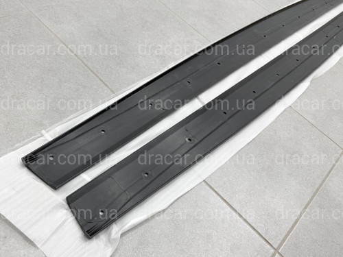 Леза під пороги M Paket для BMW 4 series F32 F33 2013-2020 ABS пластик, колір чорний глянець артикул 9486