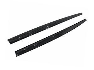 Леза під пороги M Paket для BMW 4 series F32 F33 2013-2020 ABS пластик, колір чорний глянець