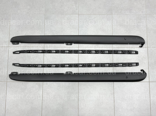 Накладки на пороги GTI для Volkswagen Golf 6 2008-2013 артикул 10206