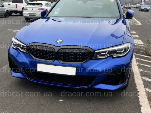 Бампер передній з решіткою M340i Shadowline BMW 3 series G20 2018-2022 артикул 10165