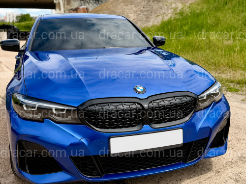 Бампер передній з решіткою M340i Shadowline BMW 3 series G20 2018-2022 артикул 10165