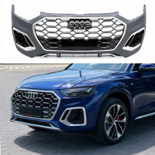 Бампер передній у зборі S-Line CHROME для Audi Q5 2021-2024
