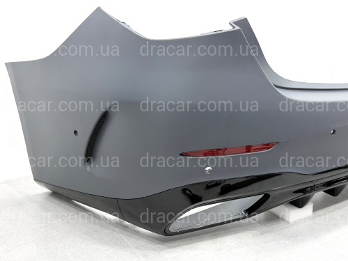 Задній бампер з насадками у зборі AMG C63 Mercedes C-class W206 2021+ артикул 10208