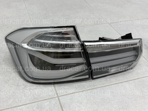 Задні LED ліхтарі рестайлінг для BMW 3 series F30 2012-2018 білі, комплект 4шт. артикул 10113