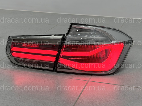 Задні LED ліхтарі рестайлінг для BMW 3 series F30 2012-2018 білі, комплект 4шт. артикул 10113