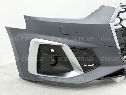 Бампер передній у зборі S-Line CHORME для Audi A5 B9 2020- артикул 9367