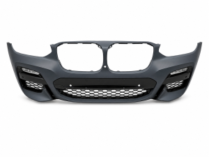 Передній бампер M Paket з туманками BMW X3 G01 / X4 G02 2018-2021