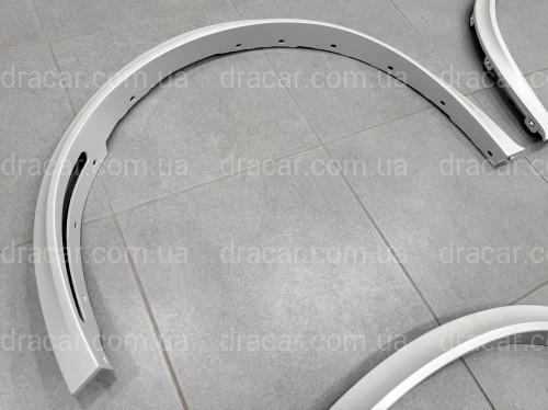Розширювачі арок M Paket BMW X6 F16 2013-2018 4шт колір білий артикул 10227