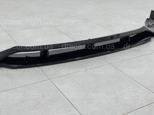Юбка переднього бампера Paradigma BMW X5 G05 2018-2022 чорний глянець артикул 10226