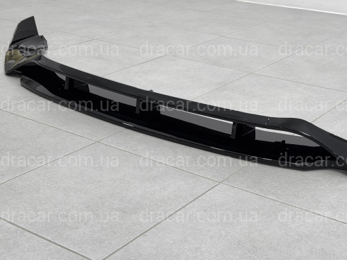 Юбка переднього бампера Paradigma BMW X5 G05 2018-2022 чорний глянець артикул 10226