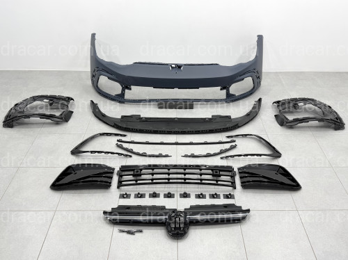 Передній бампер R LINE Volkswagen Golf 8 2021- артикул 9251
