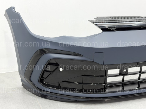 Передній бампер R LINE Volkswagen Golf 8 2021- артикул 9251