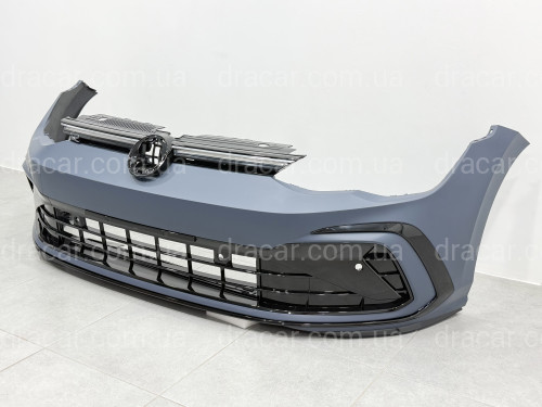 Передній бампер R LINE Volkswagen Golf 8 2021- артикул 9251