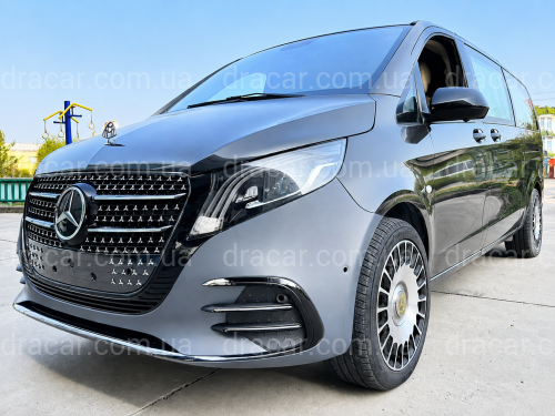 Бампер передній AMG BLACK 2024+ Mercedes V Class Vito Metris W447 2014- артикул 10286