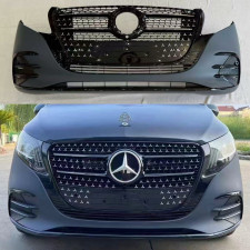 Бампер передній AMG BLACK 2024+ Mercedes V Class Vito Metris W447 2014-
