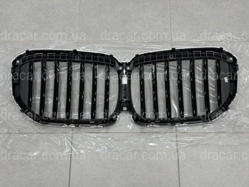 Решітка ніздрі BMW X5 G05 LCI 2023- під камеру МАТОВИЙ ХРОМ артикул 10297