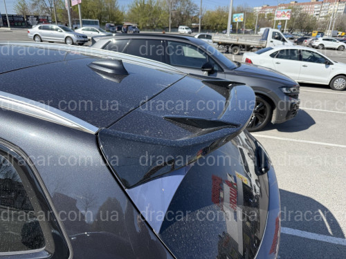 Спойлер на кришку багажника BMW X3 G01 2018-2024 ABS пластик, колір чорний глянець артикул 9141