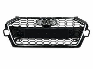Решітка радіатора стиль RS4 для Audi A4 B9 2020-2024