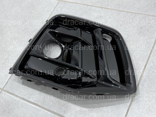 Решітка бампера ПРАВА S-Line BLACK 80G807680Q Y9B для AUDI Q5 2020-2024 артикул 10381