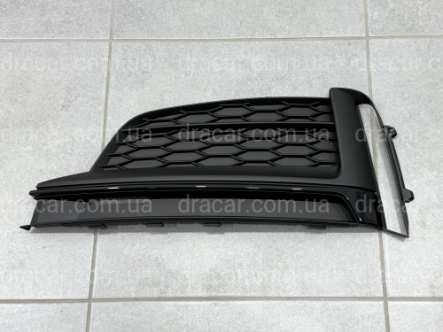 Решітка бампера ЛІВА S-Line Black 8W6807681FT94 для Audi A5 B9 2016-2019 артикул 10314