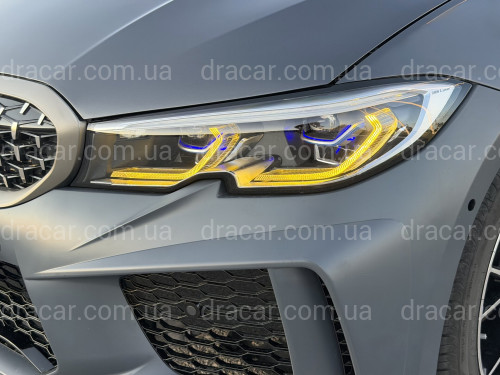 Фари Laser BMW 3 series G20 / G21 2018-2022, 2 РЕЖИМИ ДХО БІЛІ / ЖОВТІ артикул 9058