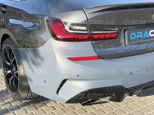 Бампер задній з насадками M340i для BMW 3 series G20 2018-2022 артикул 10166