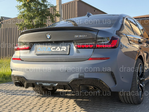 Бампер задній з насадками M340i для BMW 3 series G20 2018-2022 артикул 10166