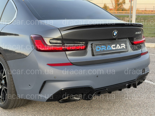 Бампер задній з насадками M340i для BMW 3 series G20 2018-2022 артикул 10166