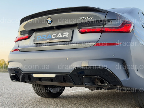 Бампер задній з насадками M340i для BMW 3 series G20 2018-2022 артикул 10166