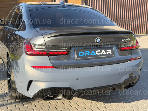 Бампер задній з насадками M340i для BMW 3 series G20 2018-2022 артикул 10166