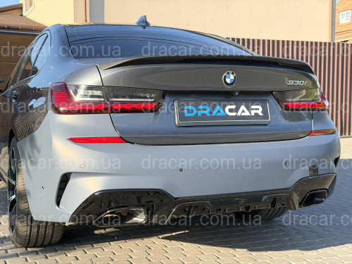 Бампер задній з насадками M340i для BMW 3 series G20 2018-2022 артикул 10166
