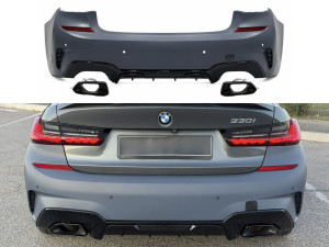 Бампер задній з насадками M340i для BMW 3 series G20 2018-2022