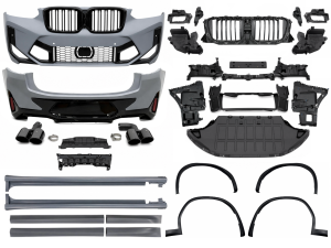 Обвіс X4M F98 LCI до BMW X4 G02 F98 2022-2024 (бампера в зборі, арки, пороги, молдинги, вих. труби)
