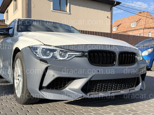 Передній бампер CS стиль BMW 3 Series F30 F31 2012-2018 артикул 9149