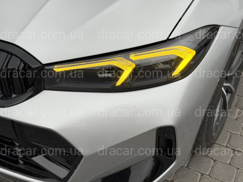 Фари LCI 2022+ рестайлінг Shadow Line для BMW G20/G21 2019-2022 2шт. із заміною бампера на 22+ / 2 РЕЖИМУ ДХО БІЛІ / ЖОВТІ артикул 9787