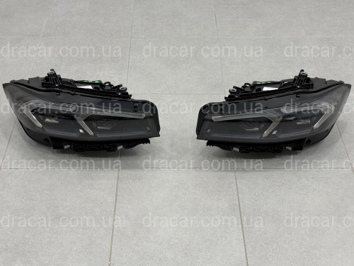 Фари LCI 2022+ рестайлінг Shadow Line для BMW G20/G21 2019-2022 2шт. із заміною бампера на 22+ артикул 10528