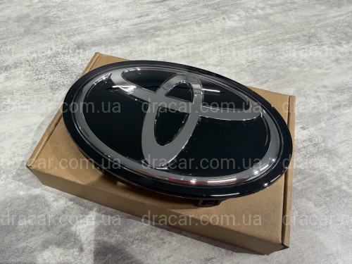 Емблема TOYOTA під ДІСТРОНІК під склом чорна 5314142020 артикул 10530