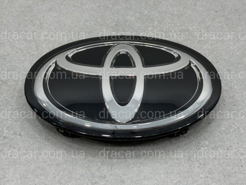 Емблема TOYOTA під ДІСТРОНІК під склом чорна 90975C2023 артикул 10536